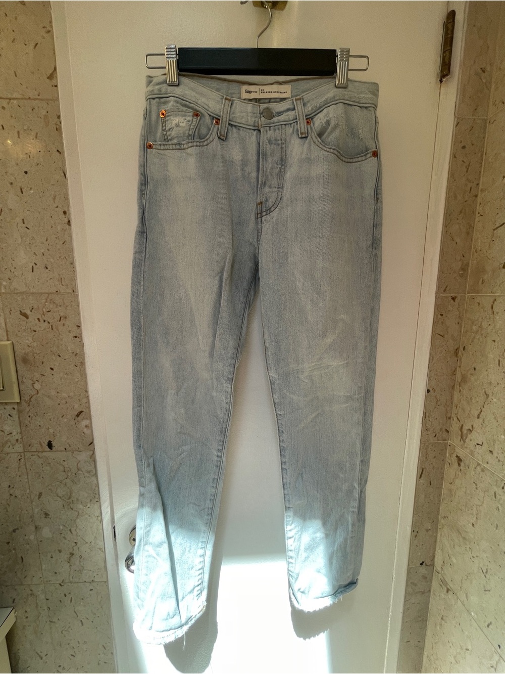 GAP Light Wash Denim Jeans in Pale Blue